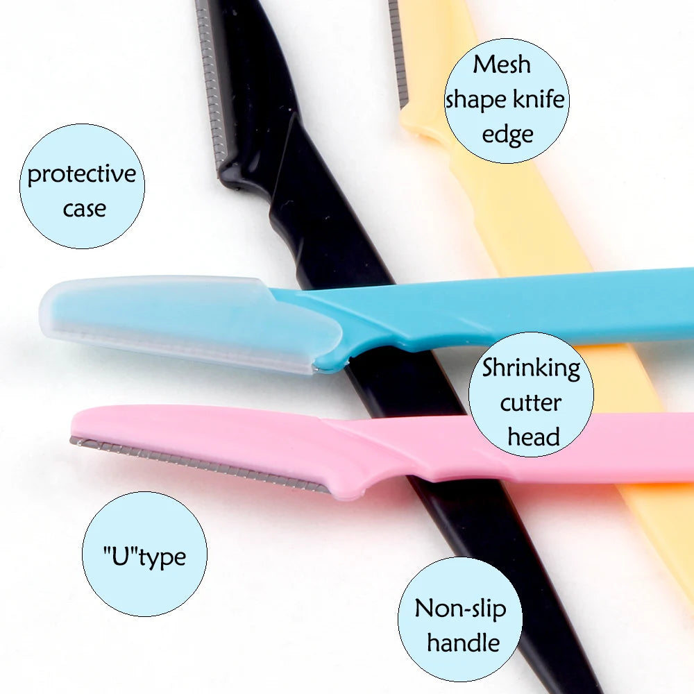 Portable Face Blade Shaver for Safe Eyebrow Epilation and Hair Removal&quot;