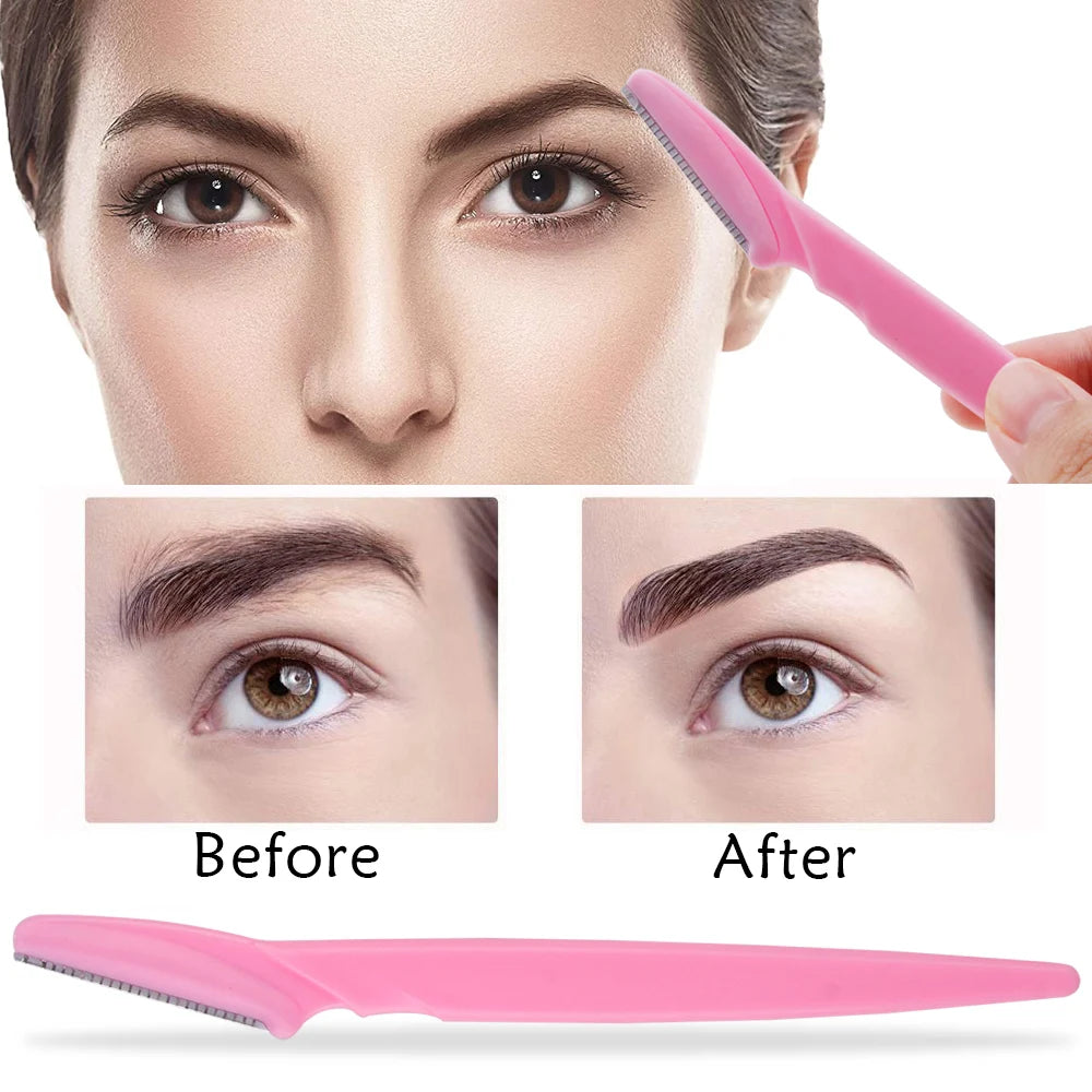 Portable Face Blade Shaver for Safe Eyebrow Epilation and Hair Removal&quot;